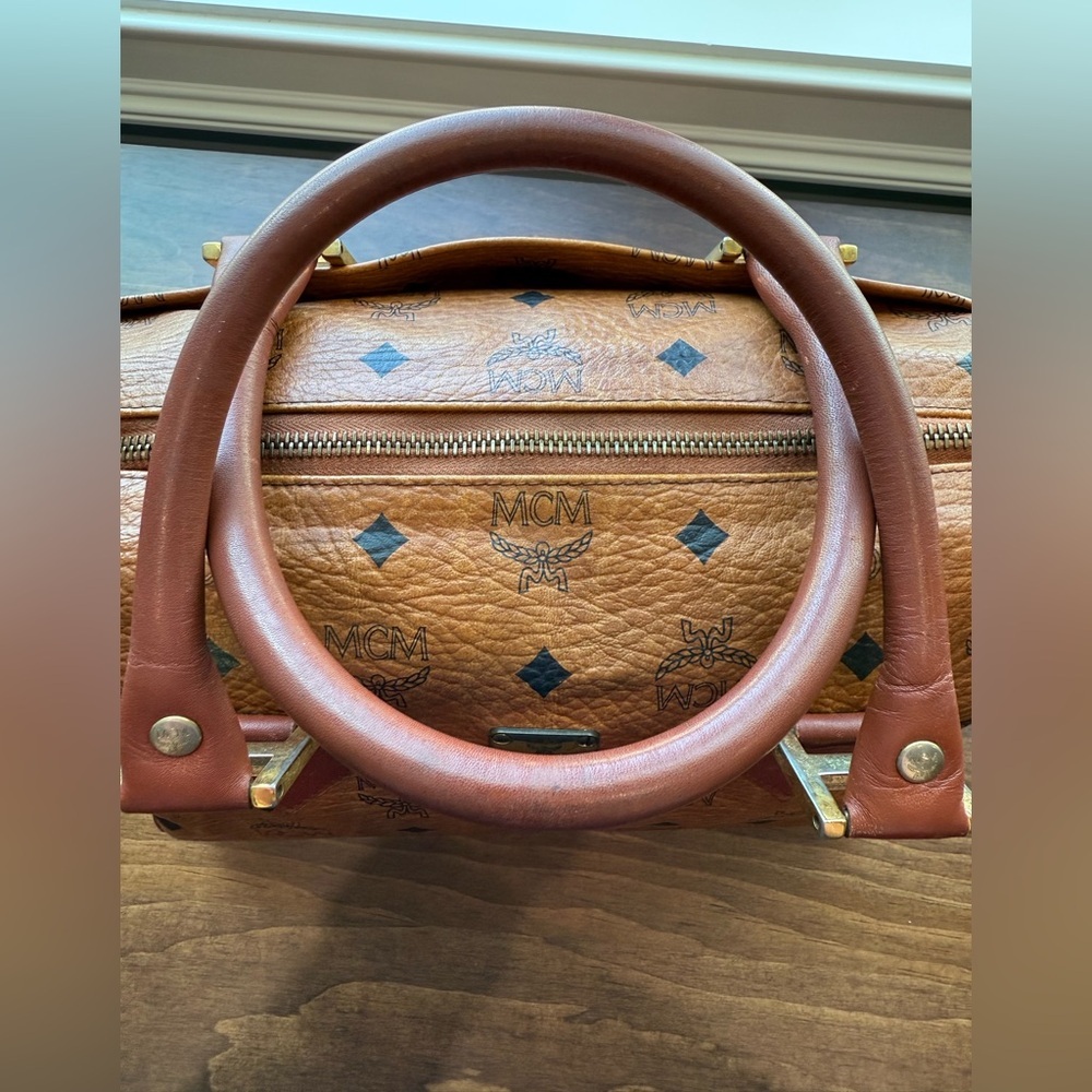 MCM Leather Boston Bag - Picture 10 of 11